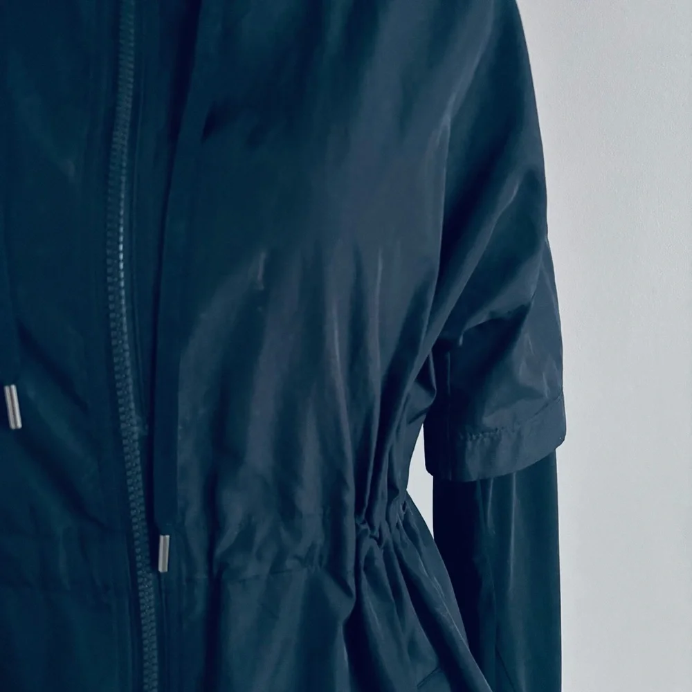 C9 by Champion Black Zip Hooded Windbreaker XS - Picture 3 of 4